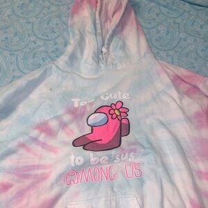 Among Us tie dye Hoodie